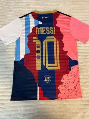 Sporto Men's Multi-Club Graphic Jersey in Pink, Navy, Sky Blue, White